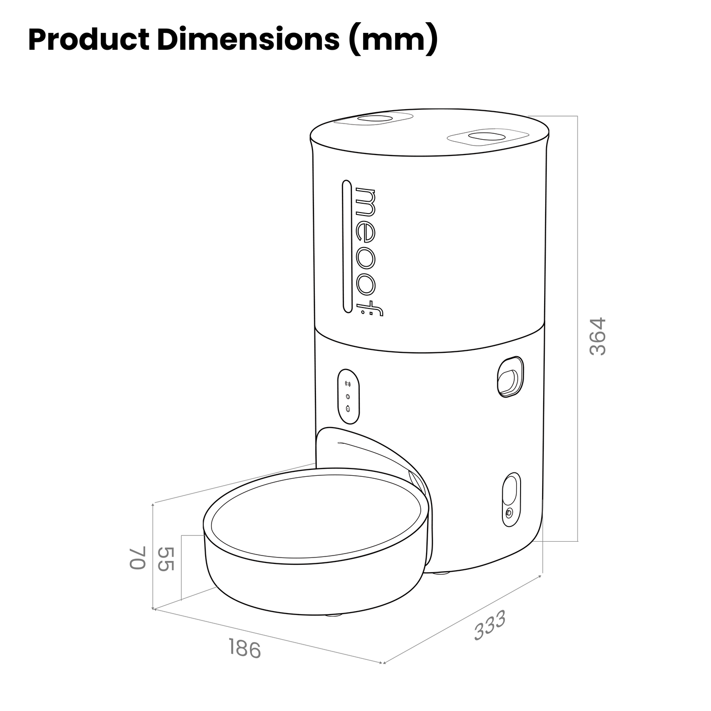 Swissroll Smart Pet Feeder