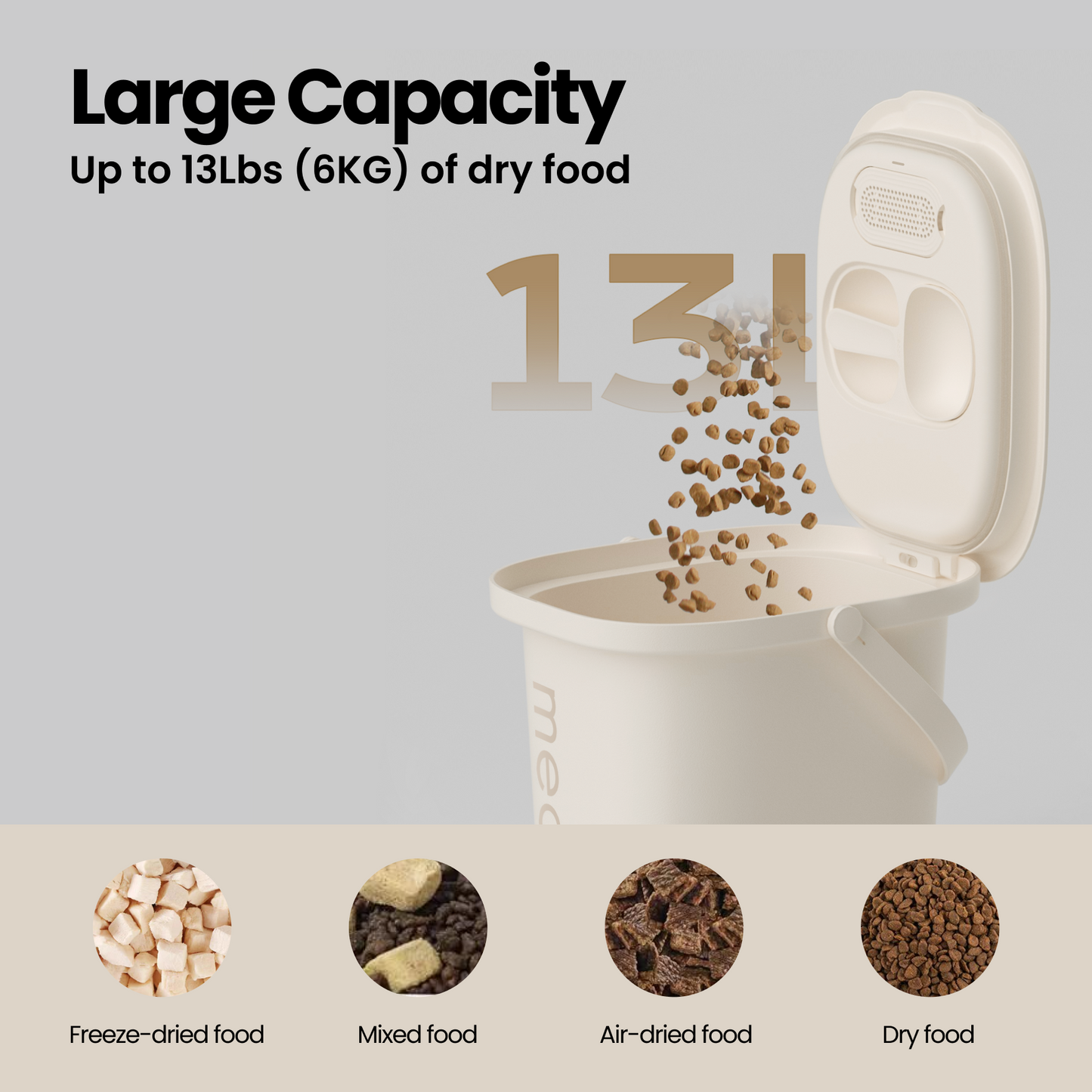 Smart Vacuum Pet Food Storage Container