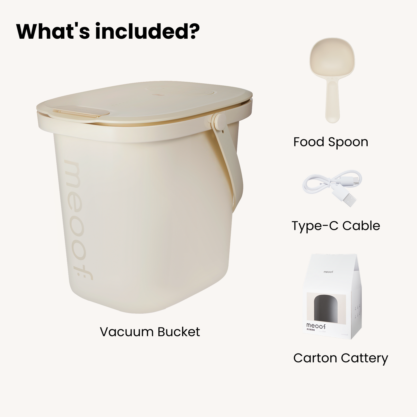Smart Vacuum Pet Food Storage Container